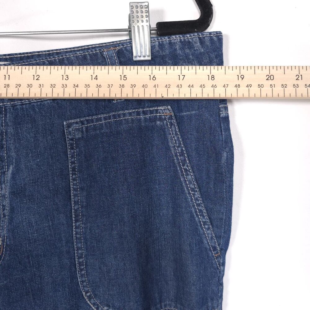 SUNDANCE Women’s Denim Jeans 14 Cargo Utility Jogger 100% Cotton - Picture 6 of 12
